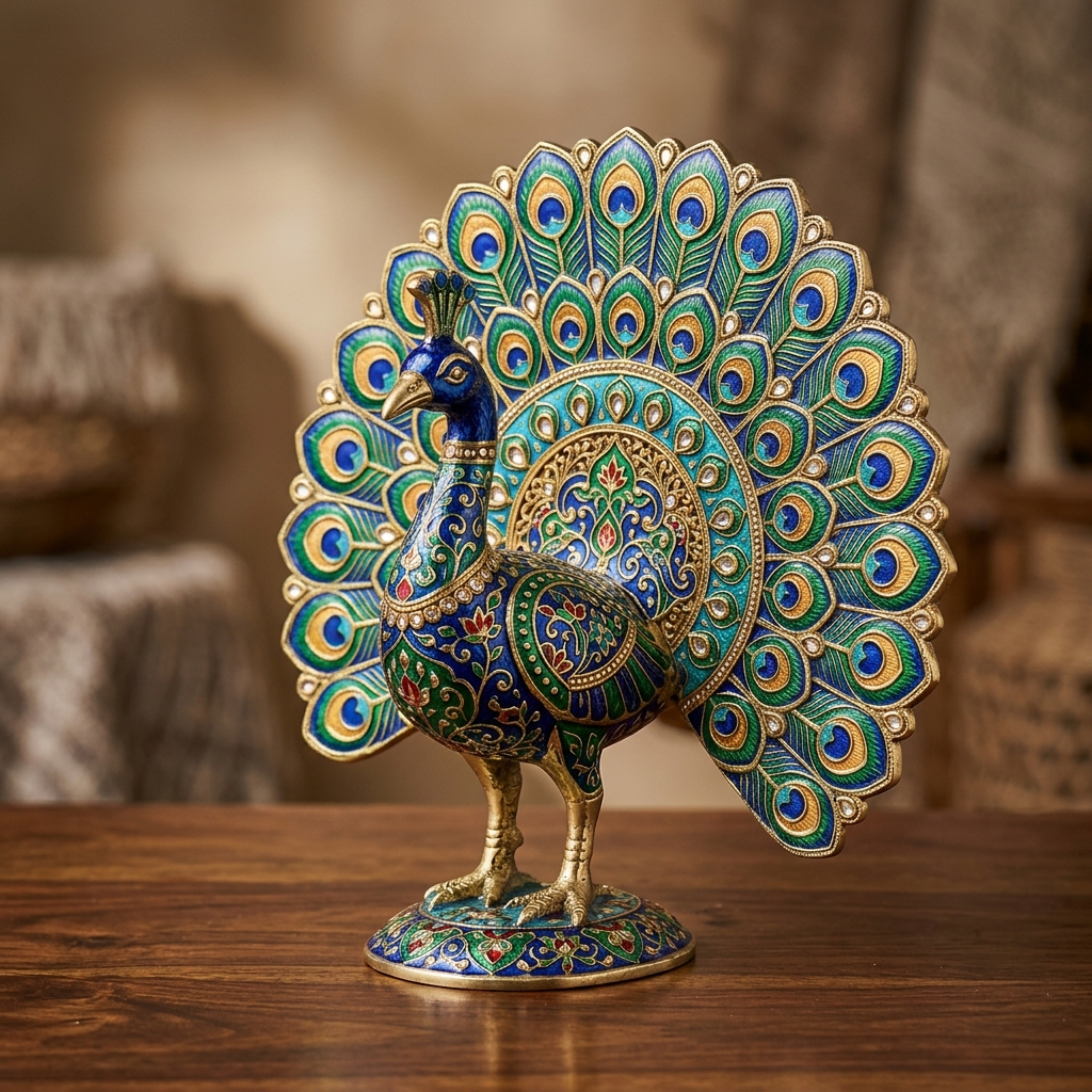 Peacock Handicraft Decor