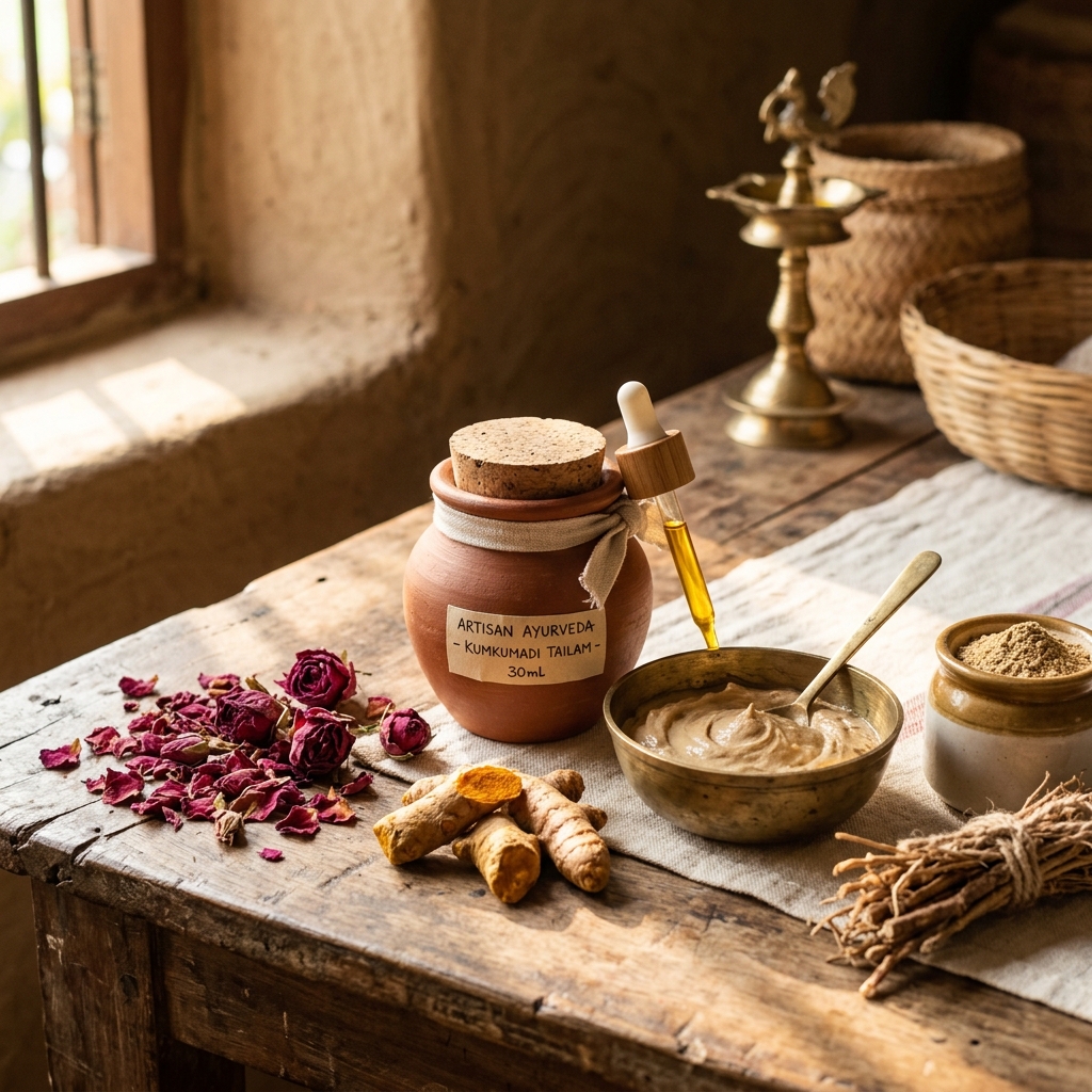 Kashmiri Saffron Kumkumadi Facial Oil