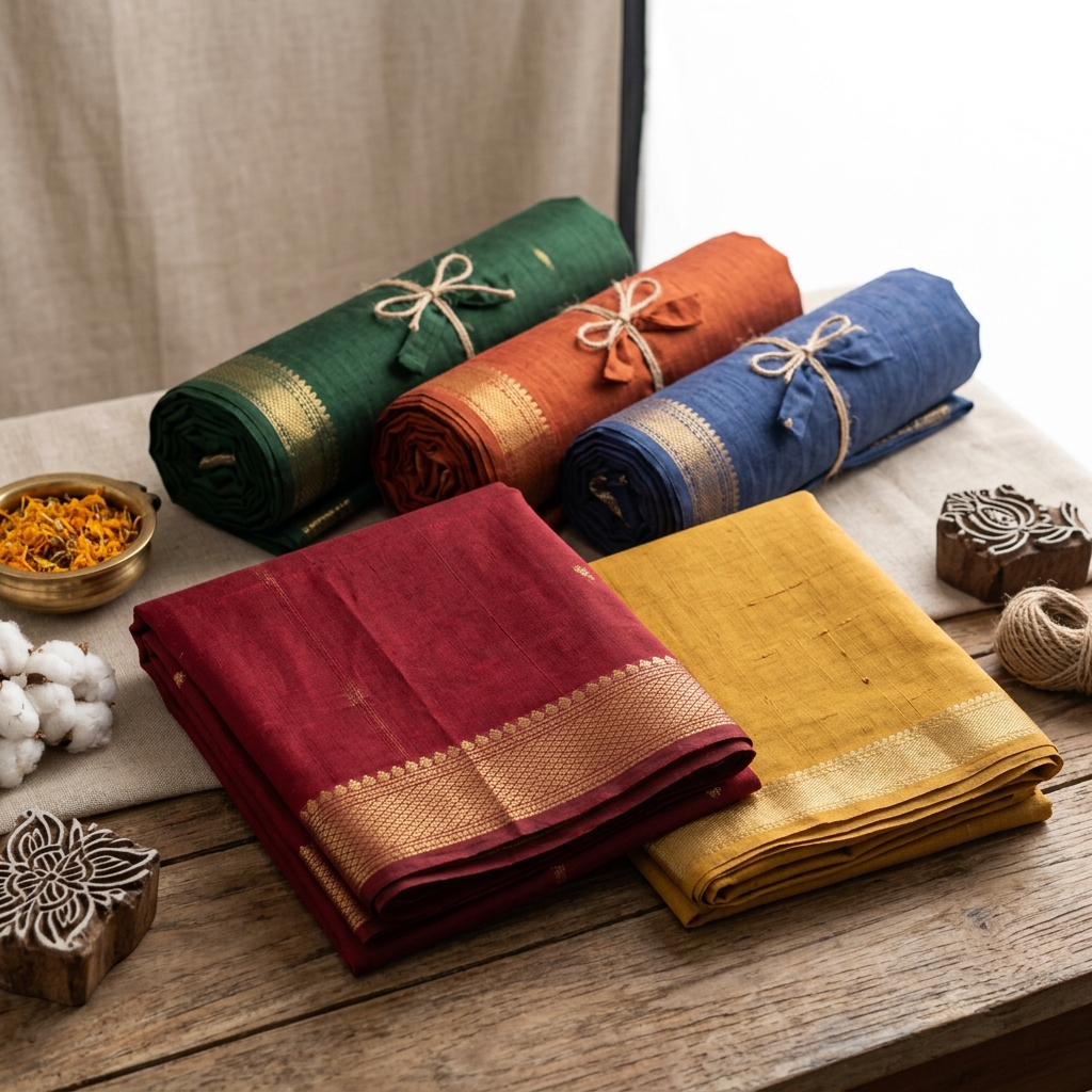 Mulberry Silk Chanderi Saree